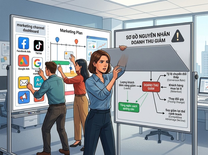 Sai lầm xây dựng chiến lược marketing khiến mục tiêu và lựa chọn thiếu nhất quán